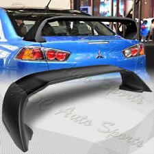 For 2008-2017 Mitsubishi Lancer EVO 10 Unpainted Black Rear Trunk Spoiler Wing picture