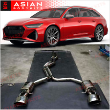 VALVED EXHAUST CATBACK MUFFLER for Audi RS6 C8 2019-2022 (4.0) picture