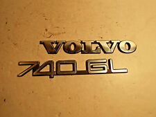 1989 VOLVO 740 GL REAR EMBLEMS.USED. picture