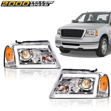 LED DRL Projector Headlights Clear Lens Fit For 04-08 Ford F-150/Lincoln Mark LT picture