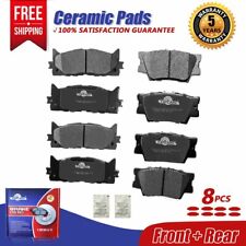 Front and Rear Ceramic Brake Pads For 2007-2018 Toyota Camry Avalon ES300h ES350 picture
