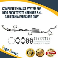 Complete Exhaust System for 1999-2000 Toyota 4Runner 3.4L California Emissions picture