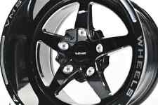 VMS Black Drag 5 Spoke V-Star Rim Wheel 15x10 5X114.3 0 ET (5x4.5