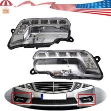 Fog Lights For Mercedes Benz E350 E550 E26 AMG 2010-2016 LED DRL Driving Lamps picture