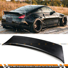 For 03-08 Nissan 350Z Z33 JDM RB Style ABS Unpainted Trunk Duckbill Spoiler Wing picture