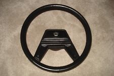 Dodge Daytona, Chrysler Laser, LeBaron 1987 Leather Steering Wheel OEM - Black picture