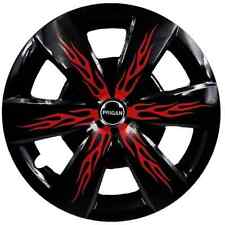 14 Inch Universal Black Red Wheel Cover/Cap Fit For All 14 Inch Cars Firebolt picture
