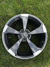 Audi SQ5 2019 2020 59076 aluminum OEM wheel rim 20 x 8 CNC Met Black picture
