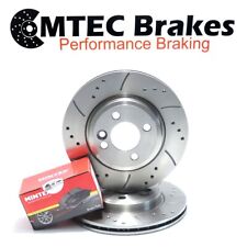 VOLVO 850 T5R Front  Drilled Grooved Brake Discs + MINTEX PADS picture