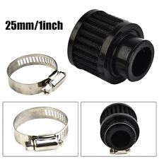 Universal 25mm Car Air Filter For Motorcycle Cold Air Intake High Flow Vent New picture