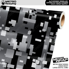 Metro Wrap Large Digital Urban Night Camouflage Premium Vinyl Film picture