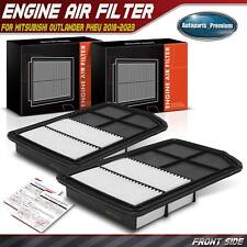 2x Engine Air Filter for Mitsubishi Outlander PHEV 2018-2023 2.0L 2.4L 1500A537 picture