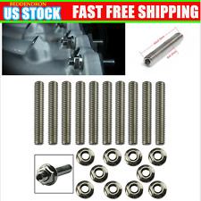Stainless Exhaust Manifold Extended Studs Bolt Kit For Honda B C D H F K Series picture