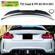 For BMW F22 M235i Coupe PSM Style Duckbill Highkick Trunk Spoiler Carbon Look picture