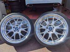 JDM Aim Gain Mesh Stage Rim Lexus LS460 BMW New Alphard Vellfire PCD12 No Tires picture