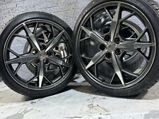 19 20 Corvette  OEM Genuine set 4 C8 Rims Stock Genuine Trident Wheels And Tires picture