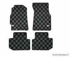 P2M Checkered Flag Race Carpet F&R Floor Mats for Acura Integra DC2 94-01 New picture