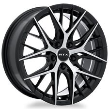 One 17in Wheel Rim Valkyrie Gloss Black Machined 17x7.5 5x114.3 ET40 CB73.1 OEM  picture