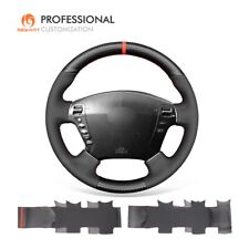 MEWANT Stitch PU Leather Carbon Fiber Steering Wheel Cover for Nissan Fuga Cima picture
