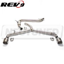For VW Golf GTI 2009-14 2.0T TFSI Rev9 Stainless Straight Pipe Cat-Back Exhaust picture