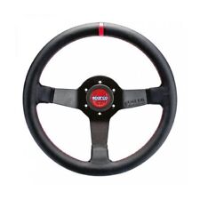 Sparco 015R330CHAMPION Steering Wheel R330 Champion Black Leather / Red Stiching picture