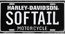HARLEY DAVIDSON SOFTAIL SOFT TAIL EMBOSSED METAL NOVELTY LICENSE PLATE TAG picture
