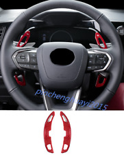 Red Real Carbon Fiber Steering Wheel Paddle Shifter For Lexus NX250 350 2022-23 picture