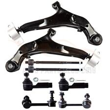 2000-2003 For Nissan Maxima 8PCS Front Lower Control Arms Sway Bars Tie Rods Kit picture
