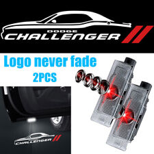 2x Dodge Challenger LED Ghost Laser Projector Door Light For Dodge Challenger picture