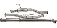 Blox CatBack Exhaust System Fully Polished | Fits 01 + Honda Civic EX Coupe picture