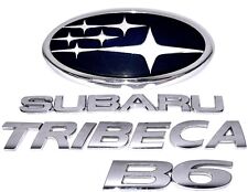 06 07 Subaru B9 Tribeca—Rear Trunk Hatch Badge Nameplate Emblem Set picture