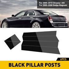 Black Pillar Post For 2005-2010 Chrysler 300 Door Trim Cover Kit Car Accessories picture