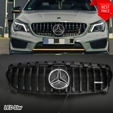 Black GTR Grille Grill Led Star For Mercede W117 CLA250 CLA200 C180 2013-2019 picture