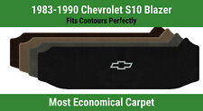 Lloyd Velourtex Small Cargo Mat for '83-90 S10 Blazer w/Silver Outline Chevy Bow picture