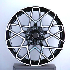 19x8/9 5x112 +38mm Black Machined Wheels Rims 19