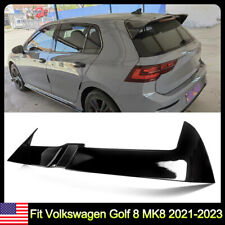For Volkswagen Golf 8 MK8 GTI 2021-2023 Gloss Black Rear Roof Trunk Spoiler Wing picture
