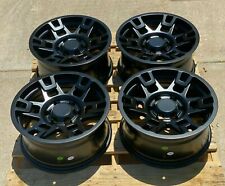 17x8 SEMA PRO Matte Black Wheels Fits Toyota Tacoma 4Runner FJ Cruiser Set of 4 picture