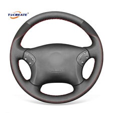 DIY Leather Suede Steering Wheel Cover for Benz C-Class W203 C32 AMG #2007 picture
