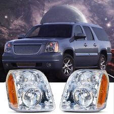 1 Pair Headlight for 2007-2014 GMC Yukon XL1500 XL2500 Direct Replacement LH+RH picture
