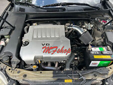 Black Air Intake System Filter Kit For 2007-2012 Lexus ES350 3.5L V6 picture
