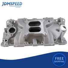 Intake Manifold For 1957-95 Small Block Chevy SBC 400 350 Dual plane picture