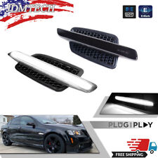 Brand New Smoked Lens White Front Fender Side Marker Lights For 08-09 Pontiac G8 picture