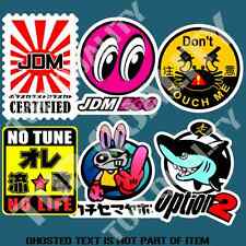 JDM EDM DRIFT MEGA PACK DECAL STICKER SET ILLEST STANCE JDM EGO RALLY STICKERS picture