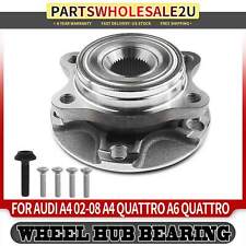 Front Side Wheel Bearing & Hub Assembly for Audi A4 A6 Quattro RS4 S4 4A0407615G picture