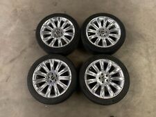 09-12 LINCOLN MKS 20X8 SET OF 4 WHEEL RIM WITH TIRE 245/45ZR20 ASSY, OEM LOT3360 picture