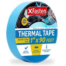 XFasten Thermal Double-Sided Adhesive Tape, 1 Inch x 90 Feet, High Thermal Co... picture