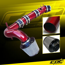 For 04-11 Mazda RX8 RX-8 1.3L Red Cold Air Intake +  Black Filter Cover picture