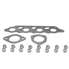Fit 00-04 Ford Focus Zetec ZX3/ZX5 Exhaust Manifold Header Gasket Set w/Bolts picture