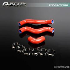 New Fit For 85-91 Fiat UNO 1.3T Turbo MK1 Silicone Radiator Hose Clamps Kit Red  picture