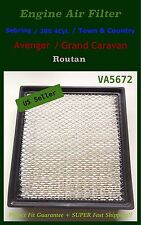 Engine Air Filter For Sebring Town&Country 200 / Avenger Grand Caravan / Routan  picture
